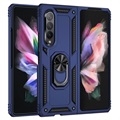 Samsung Galaxy Z Fold3 5G Hybrid Case with Metal Kickstand - Blue