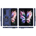 Samsung Galaxy Z Fold3 5G Hybrid Case with Metal Kickstand - Blue