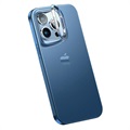 iPhone 14 Pro Hybrid Case with Hidden Kickstand - Blue
