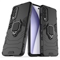 Honor X20 SE Hybrid Case with Ring Holder - Black