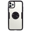 iPhone 11 Pro Max Hybrid Case with Ring Holder - Black