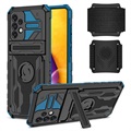 Samsung Galaxy A52 5G, Galaxy A52s Hybrid Case with Wristband - Blue / Black