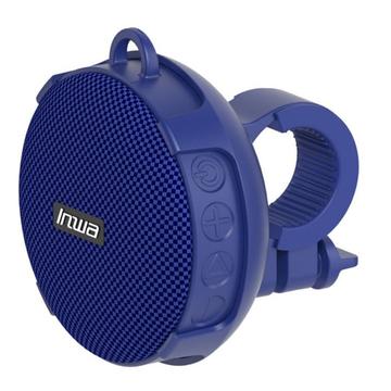 INWA Bluetooth Speaker Mini Subwoofer IPX7 Waterproof Wireless Bicycle Cycling Music Speaker Support TF - Blue