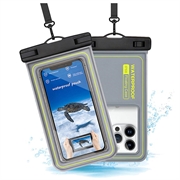 IP68 Waterproof Floating Case for Swimming, Diving and Surfing - Grey