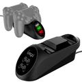IPEGA PG-9180 Dual Charging Station Game Controller Charging Dock with LED Indicator for PS4 Controller