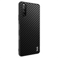 Imak LX-5 Sony Xperia 10 III, Xperia 10 III Lite Hybrid Case - Carbon Fiber - Black