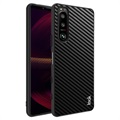 Imak LX-5 Sony Xperia 5 III Hybrid Case - Carbon Fiber - Black