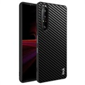 Imak LX-5 Sony Xperia 1 III Hybrid Case - Carbon Fiber - Black