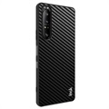 Imak LX-5 Sony Xperia 1 III Hybrid Case - Carbon Fiber - Black