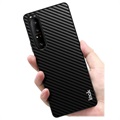 Imak LX-5 Sony Xperia 1 III Hybrid Case - Carbon Fiber - Black