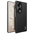 Imak Ruiyi Samsung Galaxy Z Fold4 5G Coated Case - Carbon Fiber - Black