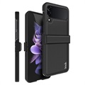 Imak Ruiyi Samsung Galaxy Z Flip4 5G Hybrid Case - Carbon Fiber - Black
