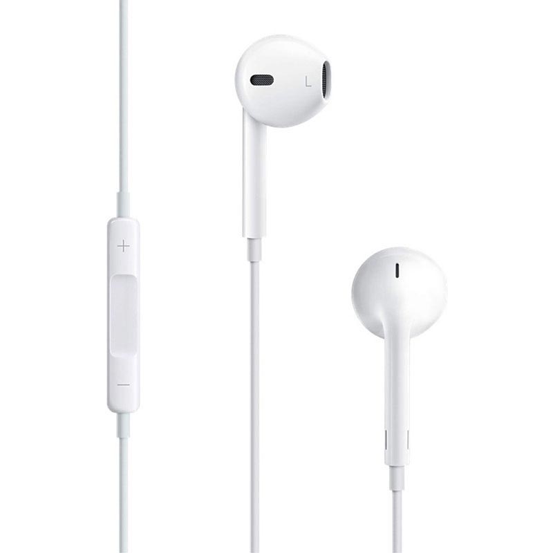 WHITE OEM HANDS-FREE HEADSET WIRED EARBUDS DUAL EARPHONES w MIC for iPAD iPOD 