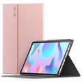 Infiland Classic Stand Samsung Galaxy Tab S6 Lite Folio Case - Pink