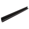 Insulating Sealing Strip for Door with Foam and Velcro Mounting - Black