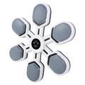 Interactive Music Boxing Machine with Boxing Gloves - White / Grey