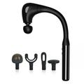JA-G4 Electric Long-Handle Massager for Muscle Relaxation - Black