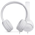 JBL Tune 500 PureBass On-Ear Headphones - White