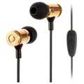 JBMMJ MJ007 In-Ear Stereo Headset - Gold / Black