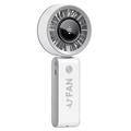 JF133 Portable Handheld Foldable Fan - 3600mAh - White