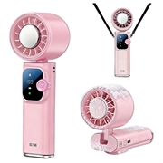 JF166 Portable TEC Air Cooler Fan with 199-Speed - Pink
