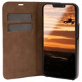 JT Berlin BookCase Tegel iPhone 13 Flip Leather Case - Cognac