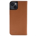 JT Berlin BookCase Tegel iPhone 13 Flip Leather Case - Cognac