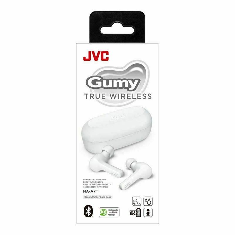 JVC Gumy HAA7T True Wireless Headphones White