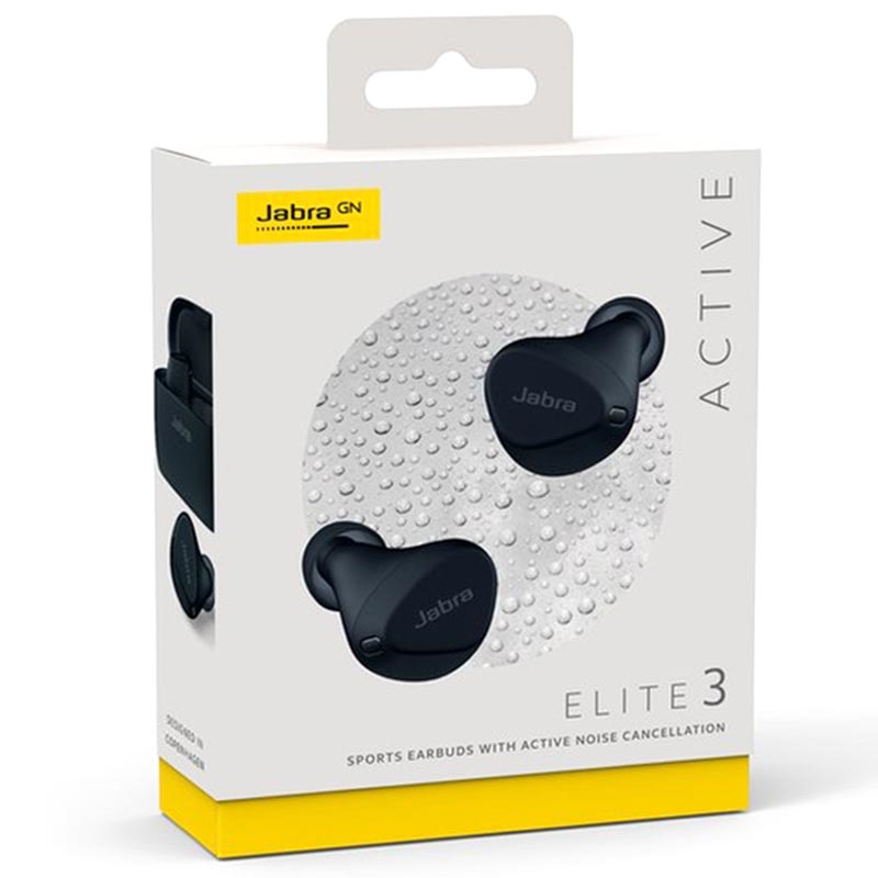 Jabra Elite 3 Active True Wireless Sports Earbuds, Noise Cancelling, Black