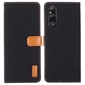 Sony Xperia 1 V Jeans Series Wallet Case - Black