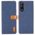 Sony Xperia 1 V Jeans Series Wallet Case