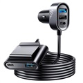 Joyroom JR-CL05 5-Port Fast Car Charger - 2x PD USB-C, 3x QC3.0 USB - 72W