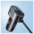 Joyroom JR-CL05 5-Port Fast Car Charger - 2x PD USB-C, 3x QC3.0 USB - 72W