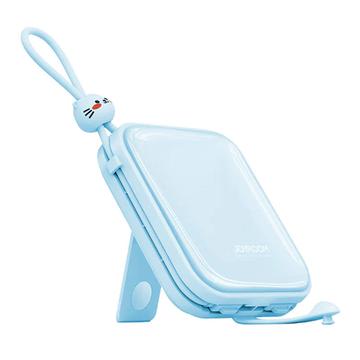 Joyroom JR-L008 Cutie Power Bank 10000mAh w. USB-C & Lightning Cables - 22.5W - Blue
