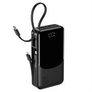 Joyroom JR-PC2 20000mAh Power Bank with 3 Built-In Cables and LED Display - 22.5W