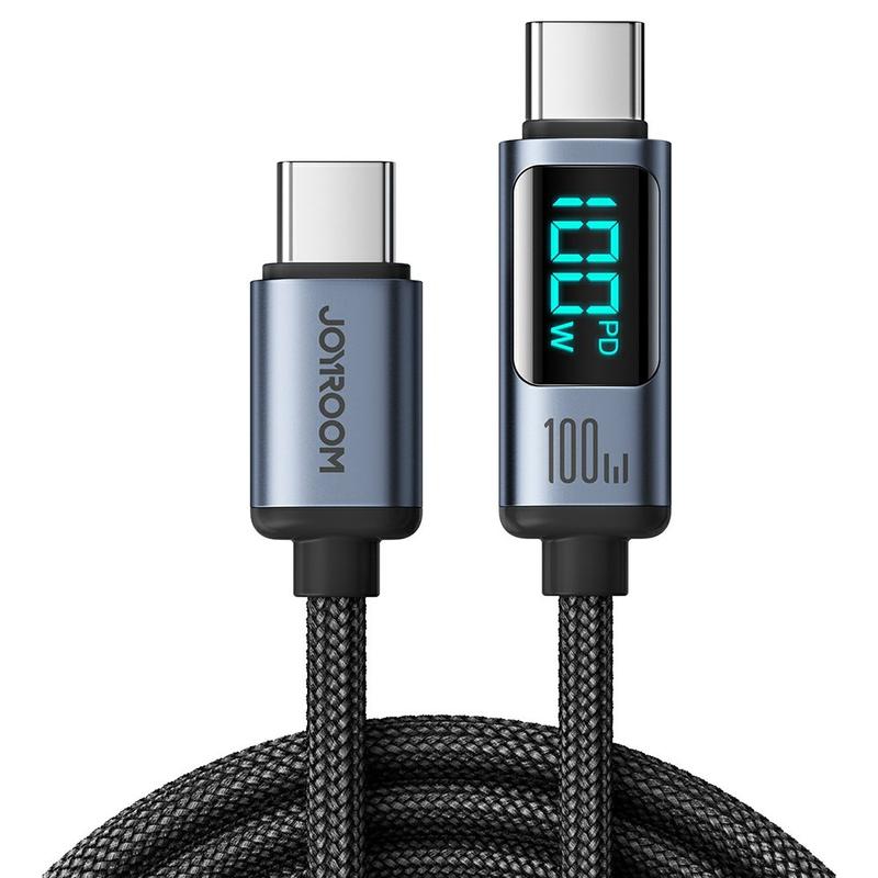 thumbnail interactive-video image 1 of PD 100W USB C To USB C Fast Charging Cable Sync Data Cable Type C Cord Charger E 1 of 13