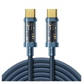 Joyroom S-CC100A20 Braided USB-C Cable - 100W, 2m - Blue