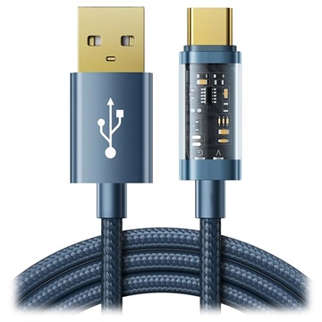 Joyroom USB-A/USB-C Fast Charging Data Cable - 1.2m - Blue