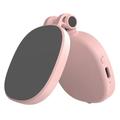 K04 Magnetic Selfie Ring Light with Mirror - Pink
