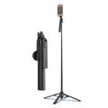 K05 Magnetic Tripod Selfie Stick with Bluetooth Remote - Black