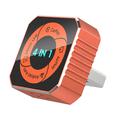 K6 Plus 4-in-1 Wireless CarPlay/Android Auto Adapter - AirPlay, Miracast - Orange