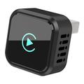 K6 Ultra1 2-in-1 Wireless CarPlay/Android Auto Adapter – Bluetooth 5.4, Dual-Band WiFi - Black