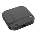 K712 Wireless CarPlay/Android Auto AI Box - 4+32GB, Bluetooth 5.3, Dual-Band WiFi - Black