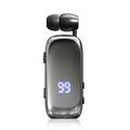 K88Pro Clip-On Wireless Bluetooth Earphone - Dual Device Pairing - Gradient Black