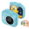 KC01 Kids Camera Toy with Games, Music, 16X Zoom - Blue