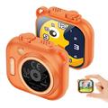 KC01 Kids Camera Toy with Games, Music, 16X Zoom - Orange