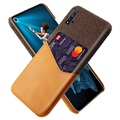 KSQ Honor 20 Case with Card Pocket - Coffee