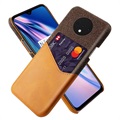 KSQ OnePlus 7T Case with Card Pocket - Coffee