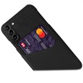 KSQ Samsung Galaxy S22 5G Case with Card Pocket - Black