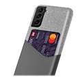 KSQ Samsung Galaxy S22 5G Case with Card Pocket - Grey